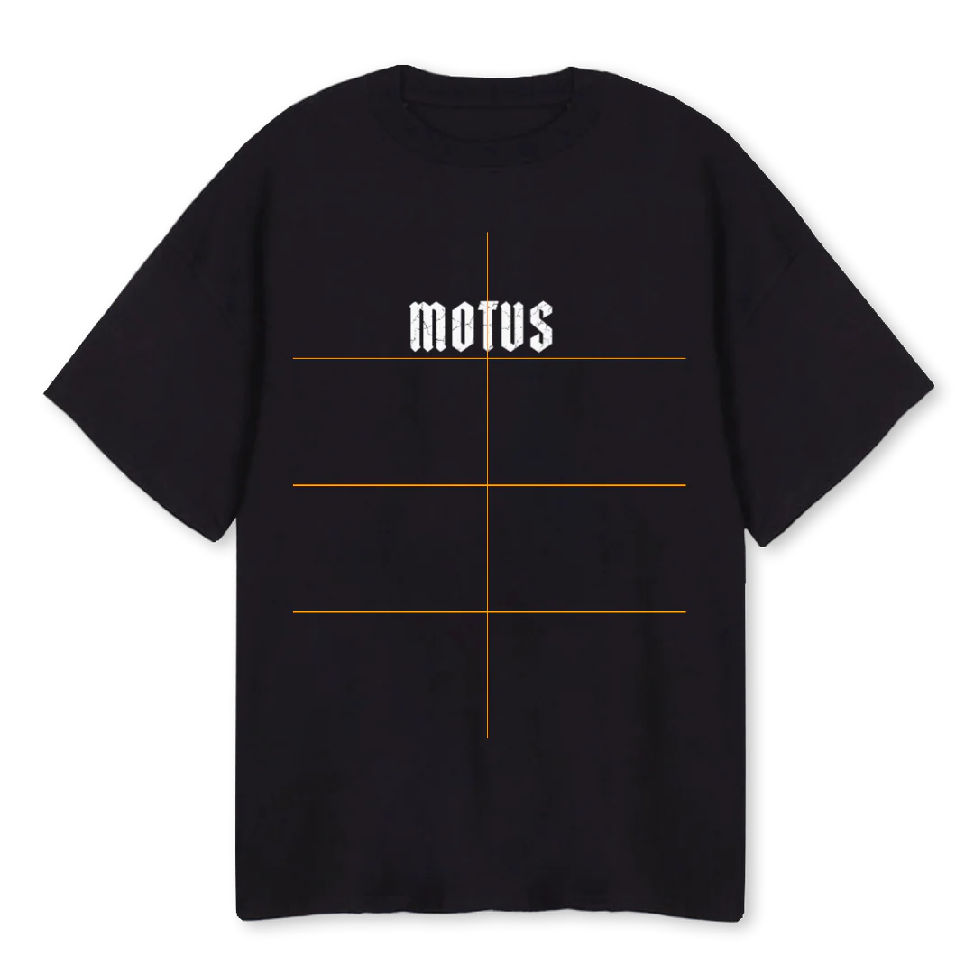 YBDF MAIN Black Oversized Tee.