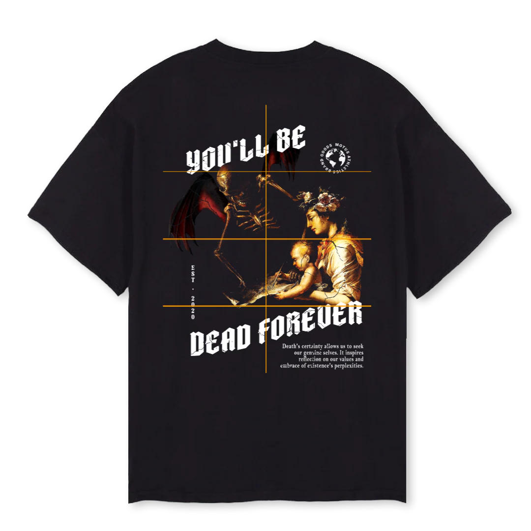 YBDF MAIN Black Oversized Tee. - Image 2