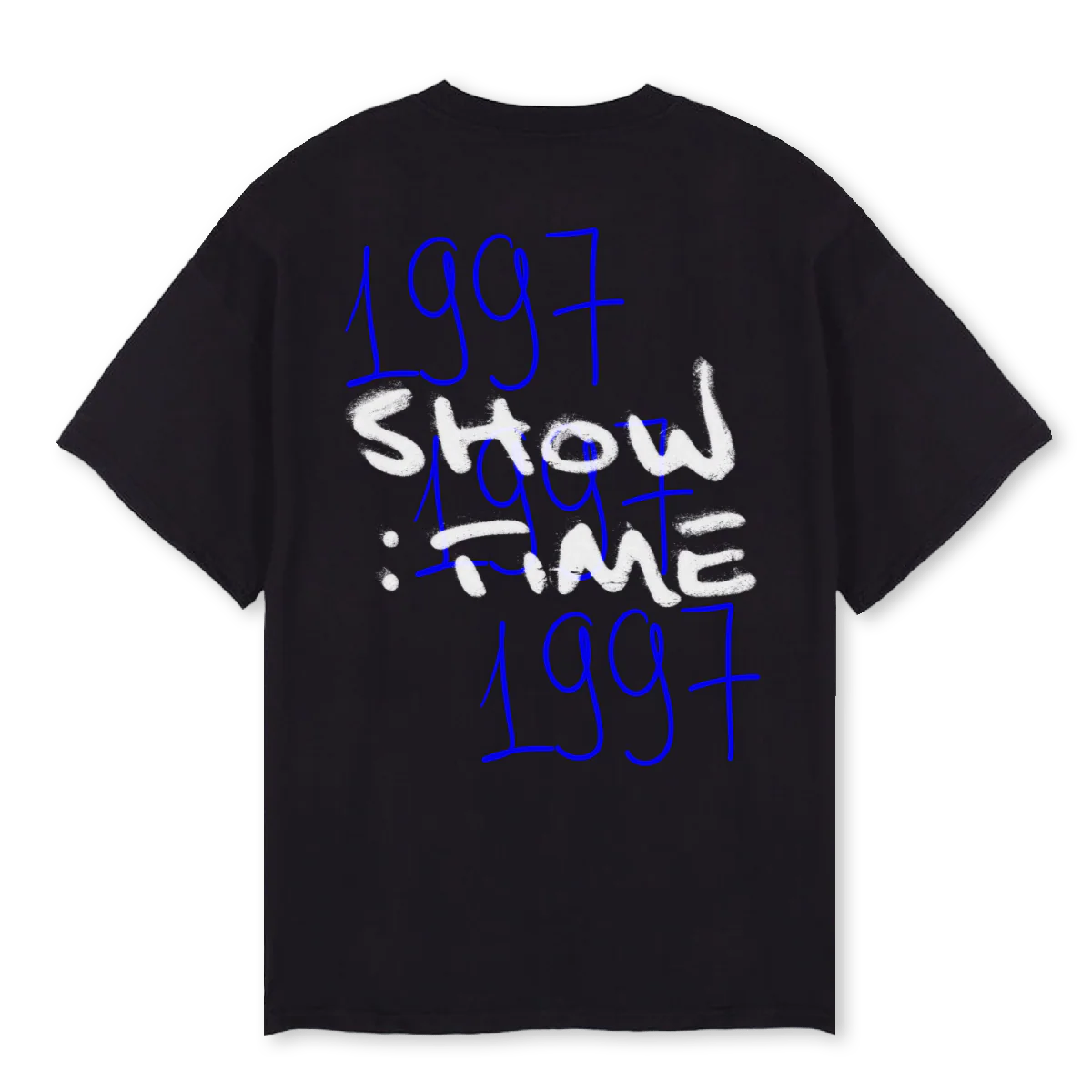 YEARBIRTH Black Oversized Tee. - Image 2