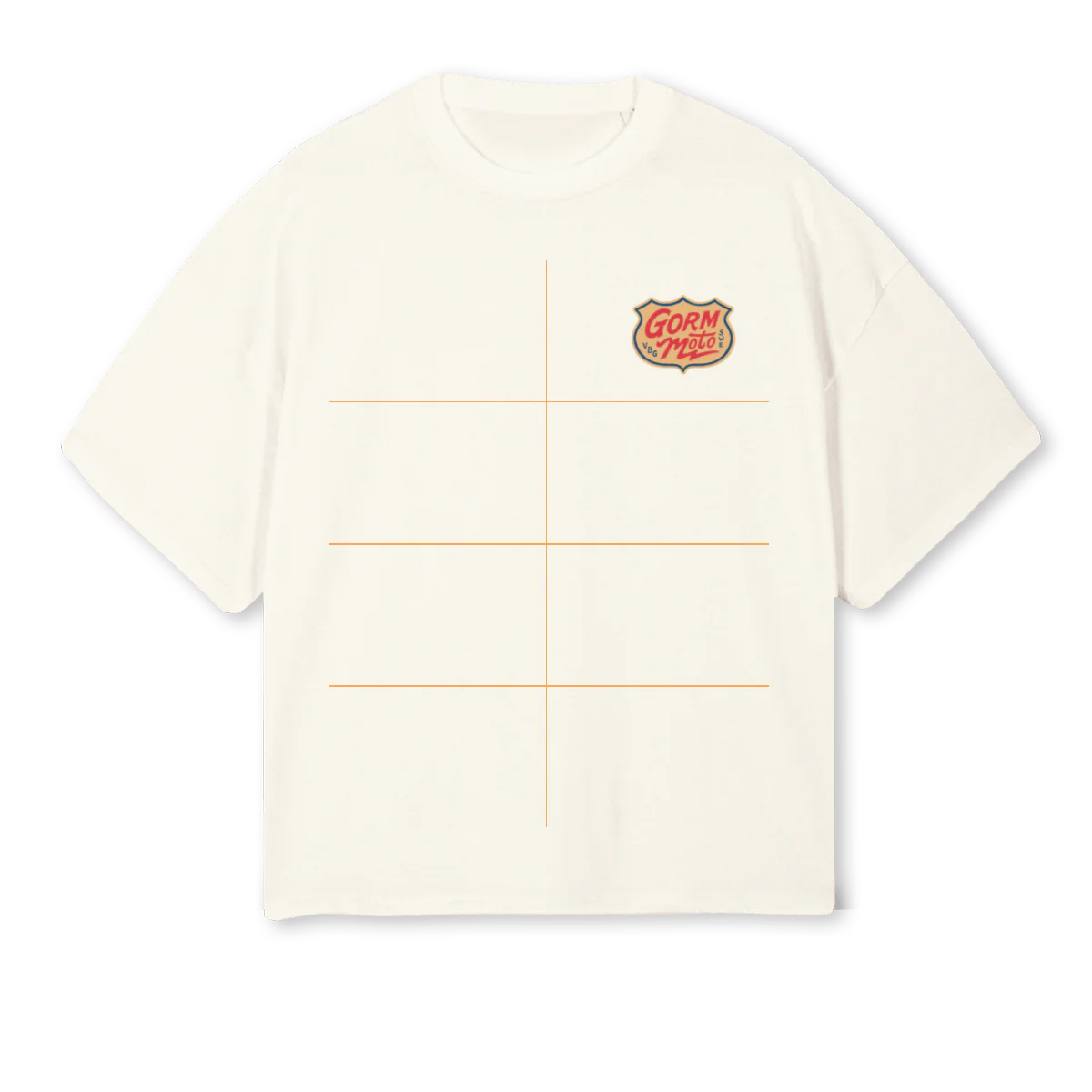 YELLOWBIRD Cream Oversized Boxy Tee.