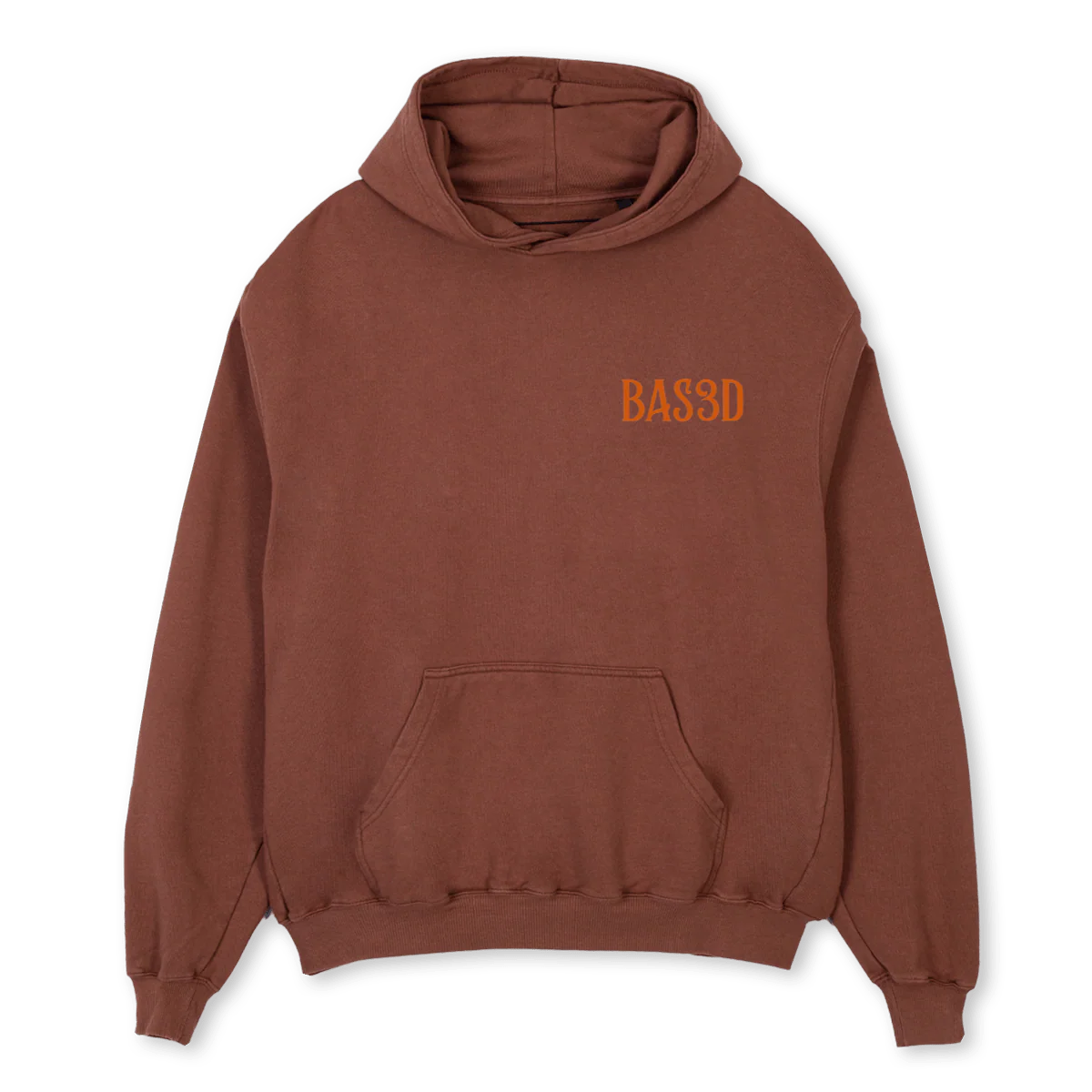 YES Vintage Brown Oversized Hoodie.