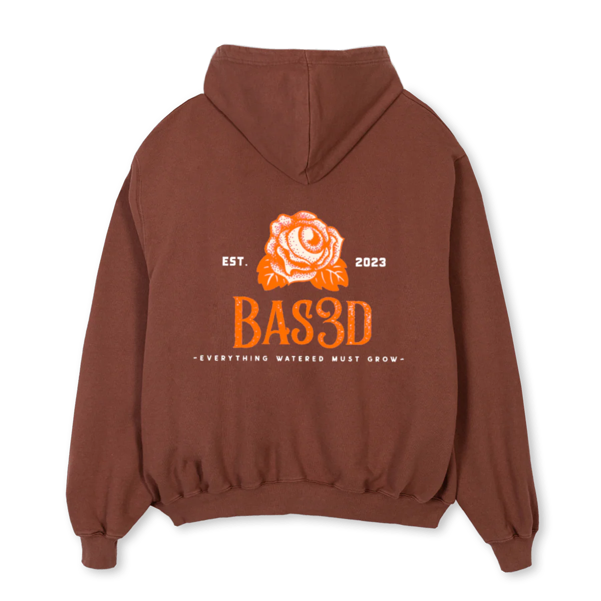 YES Vintage Brown Oversized Hoodie. - Image 2