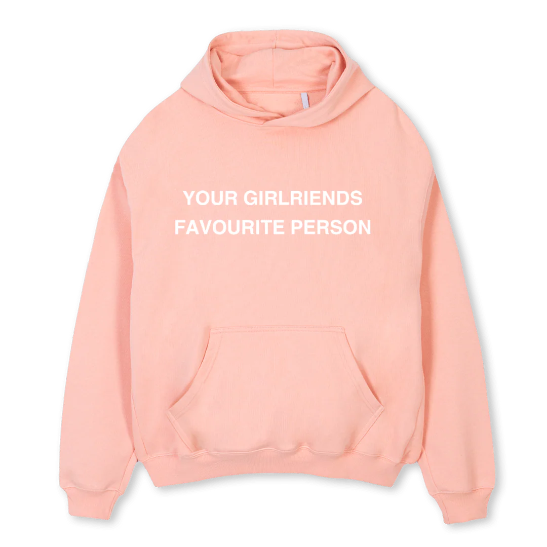 YGFP Pink Clay Oversized Hoodie.