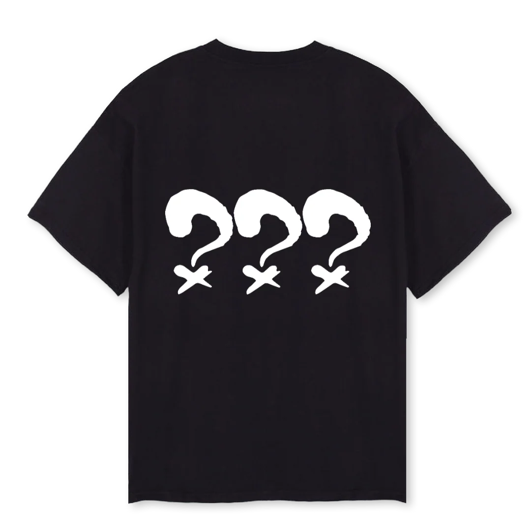 YOUR CHOICE Black Oversized Tee. - Image 2