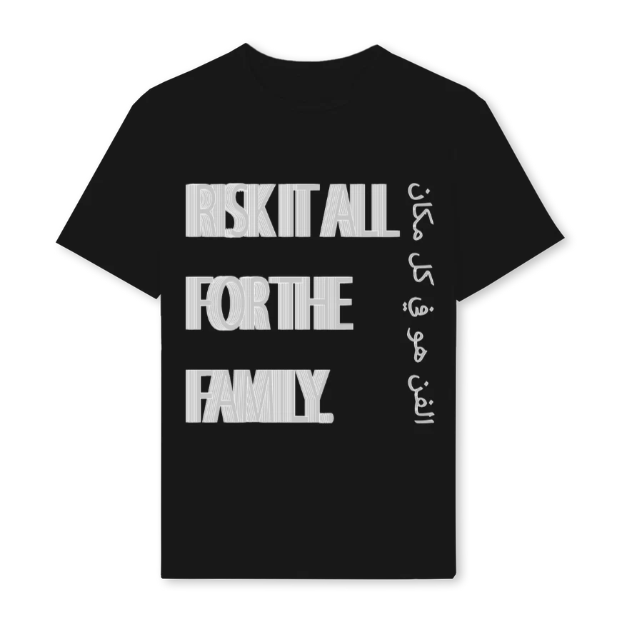 YOYOYOYOYO Black Regular Tee.