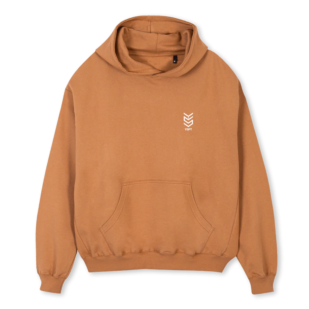 YSPT BASIC BLUE Camel Oversized Hoodie.