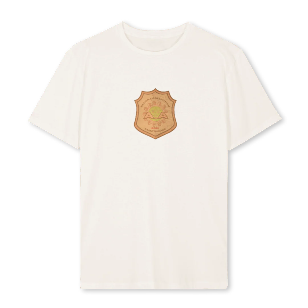 ZAGARATSHIRTWHITE Vintage White Regular Tee.