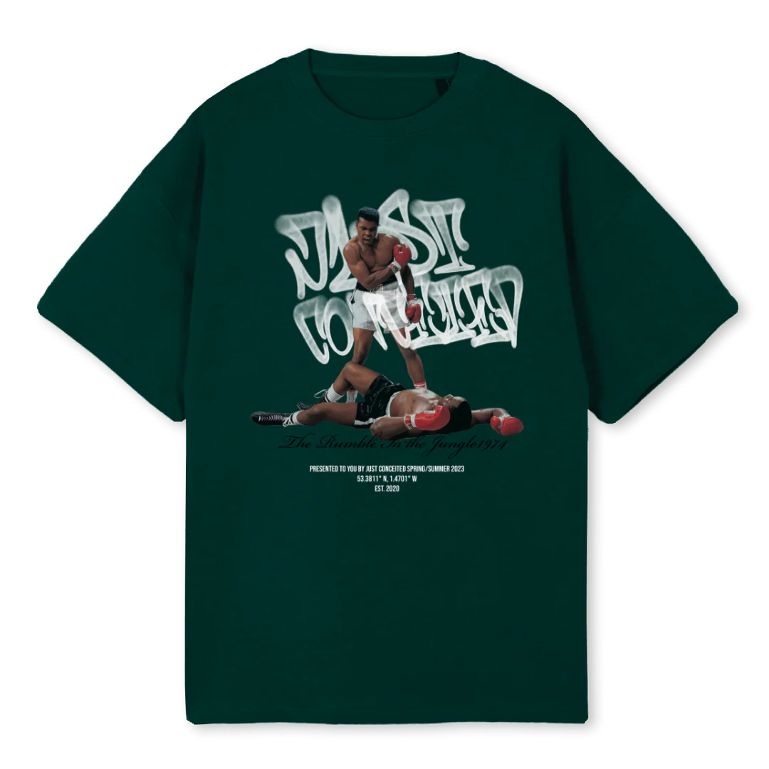 ZAIRE NINETEENSEVEN Wild Green Oversized Tee.