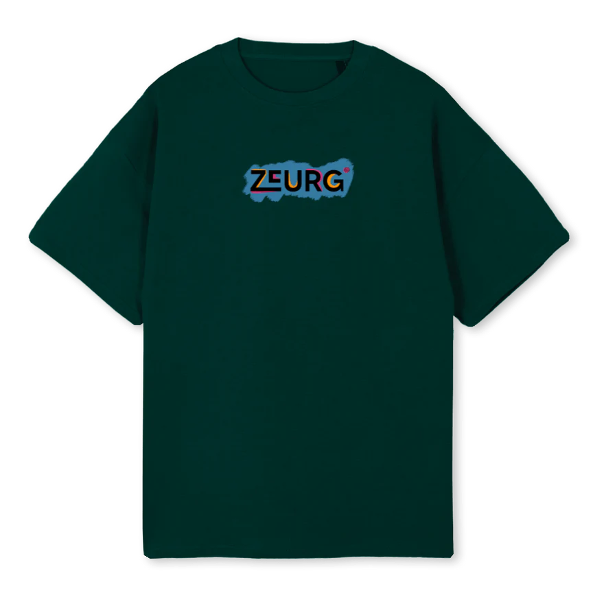 ZEURGSOUVENIRBASCKET Wild Green Oversized Tee.