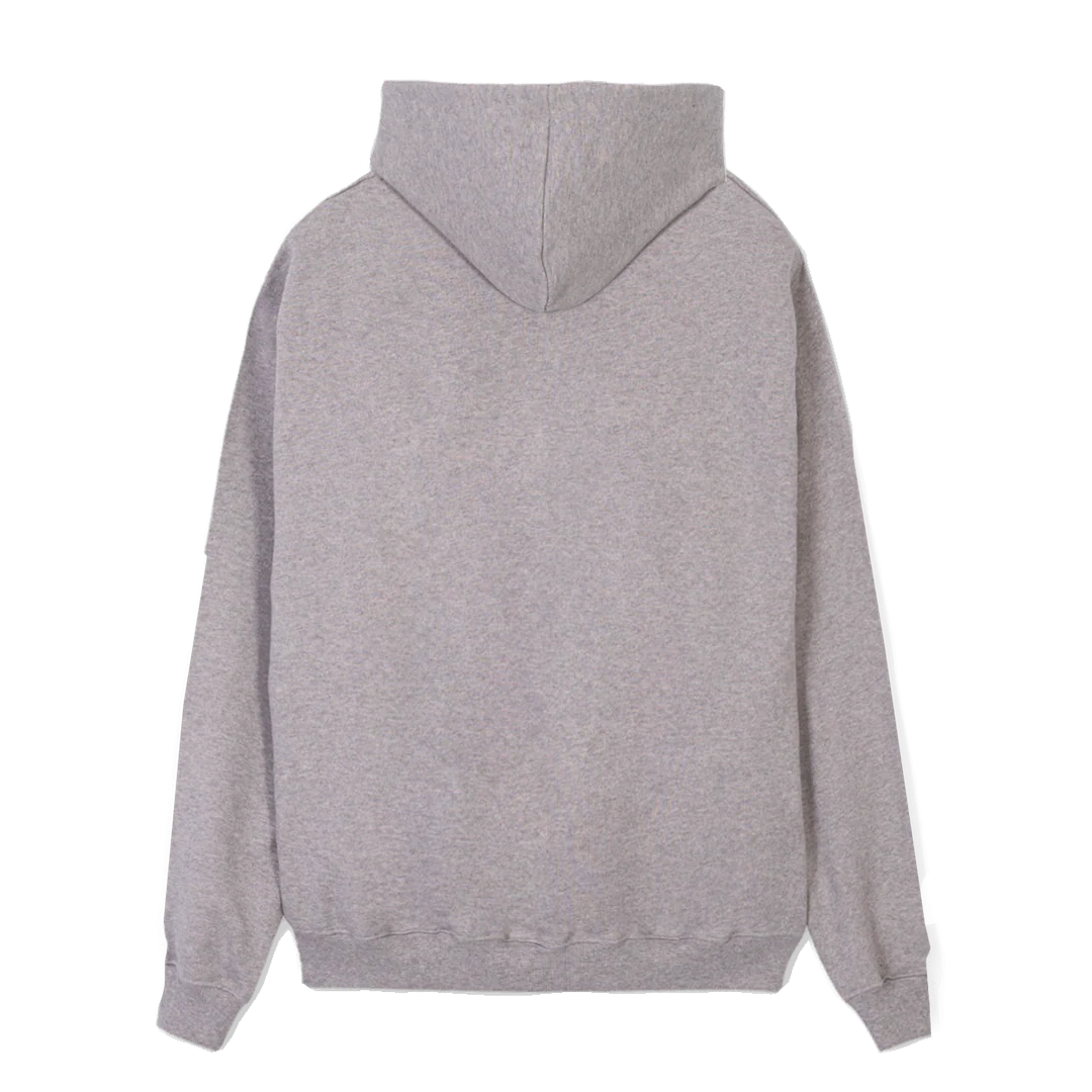 ZIPPEDHOODIEBKLOGO Grey Marl Regular Zipped Hoodie. - Image 2