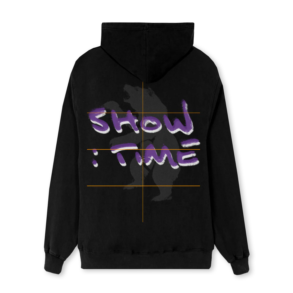 ZIPREGULARBEERWIT Black Regular Zipped Hoodie. - Image 2