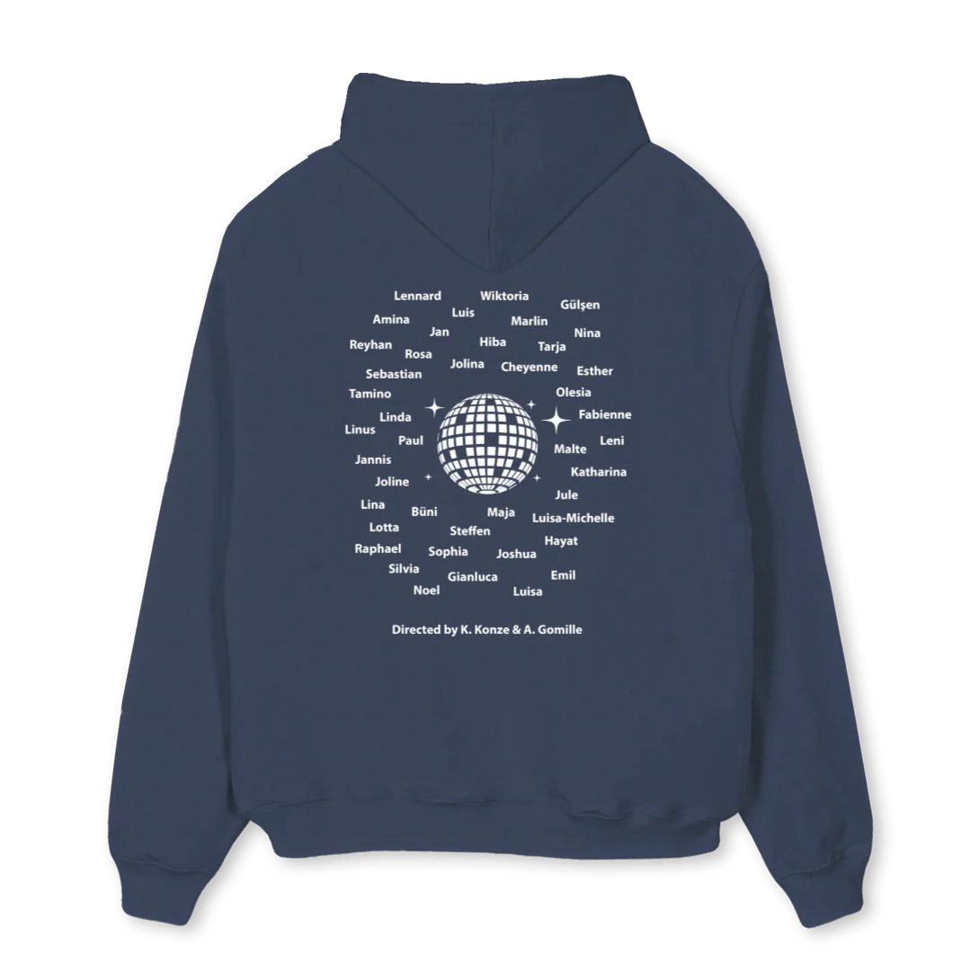 ZWEISKSG Navy Blue Oversized Hoodie. - Image 2