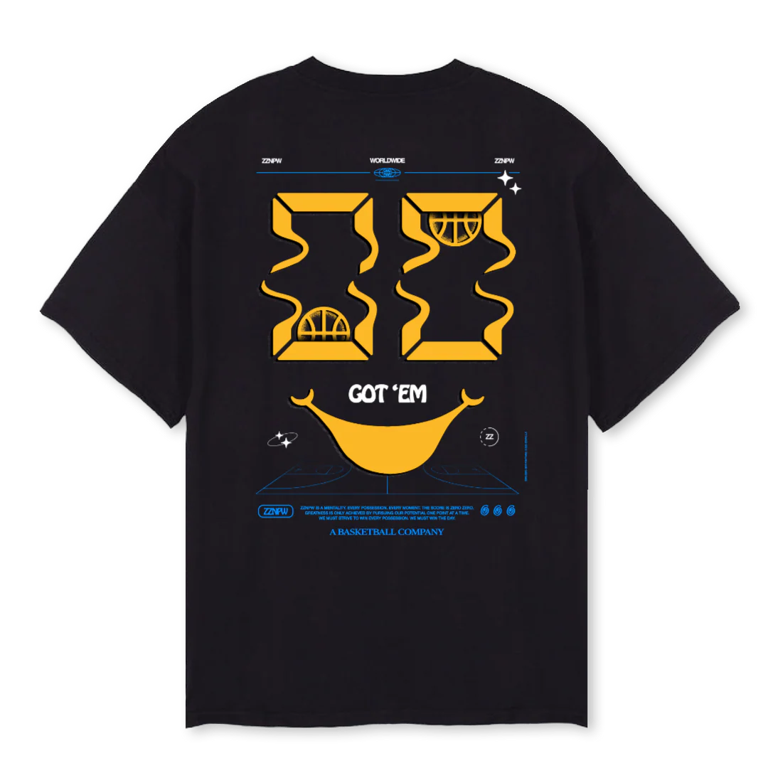 ZEROZEROGOTEM Black Oversized Tee. - Image 2