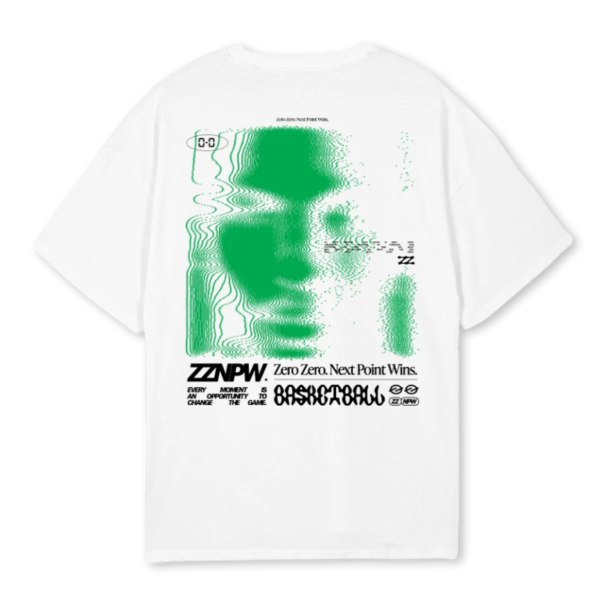 ZZNEOWHT White Oversized Tee. - Image 2