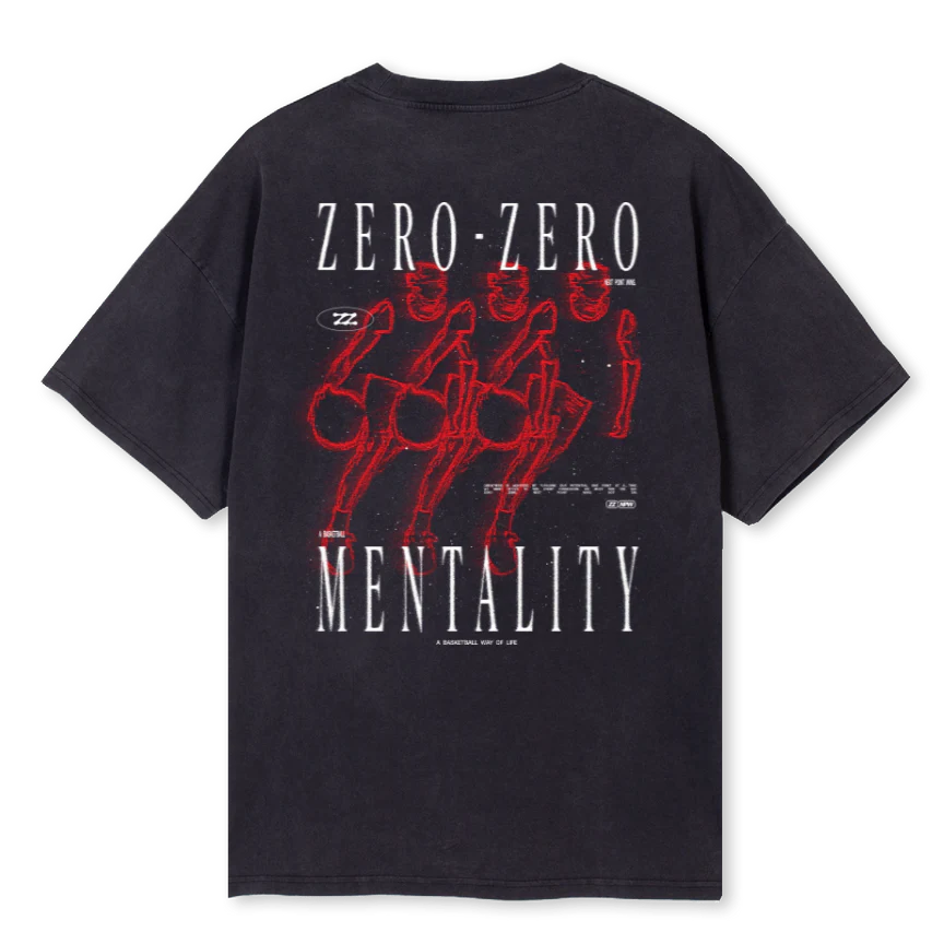 ZZNUMENTAL Vintage Black Oversized Tee. - Image 2