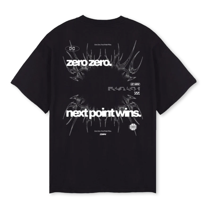 ZZVOID Black Oversized Tee. - Image 2